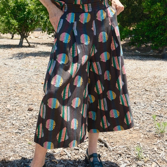 ACE & JIG jo midi wide-leg pants in beachcomber — size small NWT - Picture 8 of 9